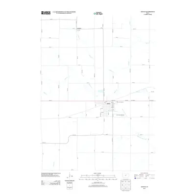 2013 Map of Ackley, 2013 Print