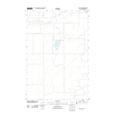 2011 Map of Ackley Lake, 2011 Print
