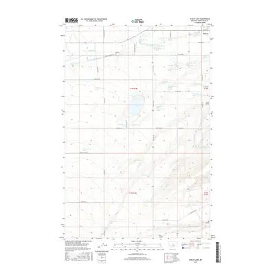 2017 Map of Ackley Lake, 2017 Print