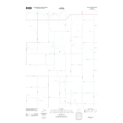 2013 Map of Ackley NE, 2013 Print