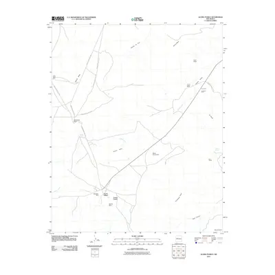 2010 Map of Acoma Pueblo, 2010 Print