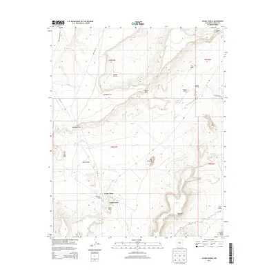 2013 Map of Acoma Pueblo, 2013 Print