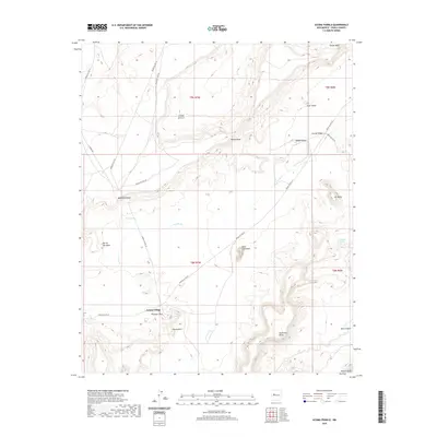 2020 Map of Acoma Pueblo, 2020 Print