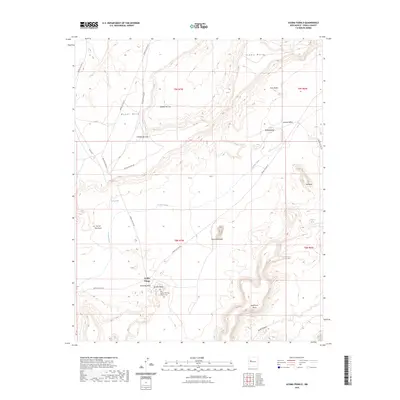 2023 Map of Acoma Pueblo, 2023 Print