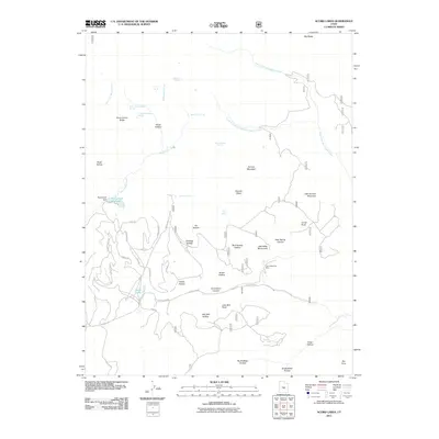 2011 Map of Acord Lakes, 2011 Print