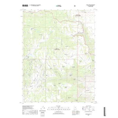2020 Map of Acord Lakes, 2020 Print