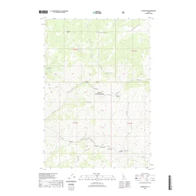 2020 Map of Acorn Butte, 2020 Print