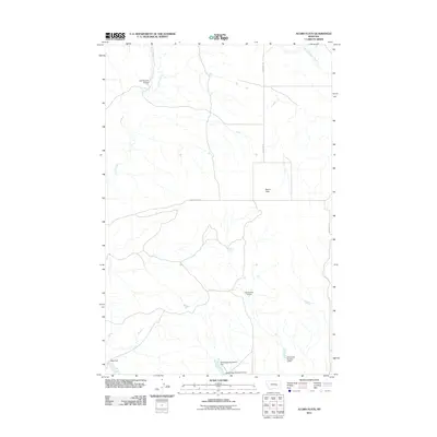 2011 Map of Acorn Flats, 2011 Print