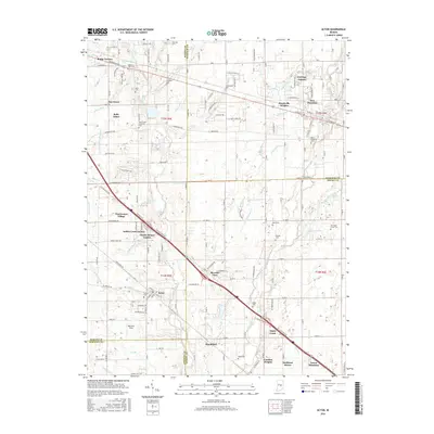 2016 Map of Acton, 2016 Print