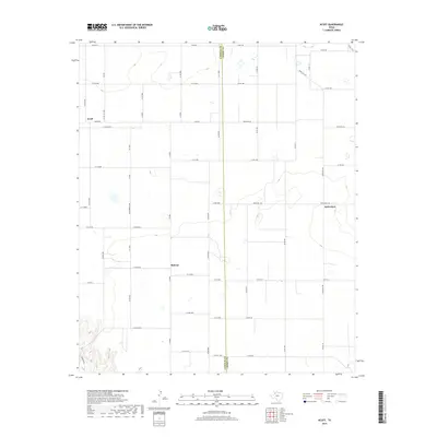 2019 Map of Acuff, 2019 Print