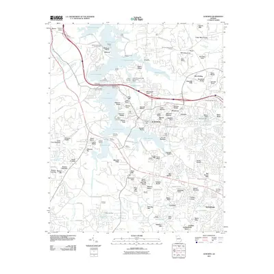 2011 Map of Acworth, 2011 Print