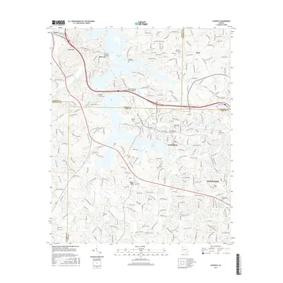 2017 Map of Acworth, 2017 Print