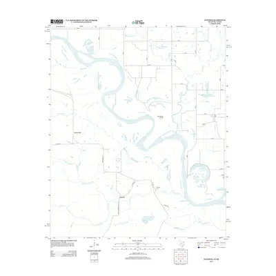 2013 Map of Acworth, 2013 Print
