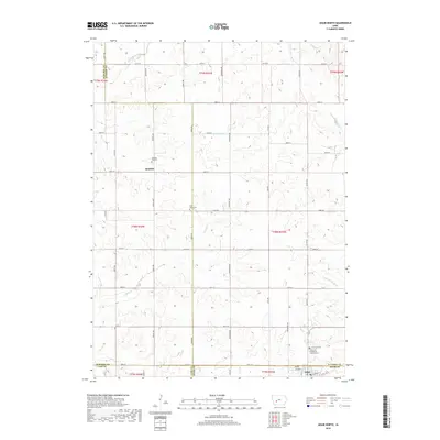 2018 Map of Adair North, 2018 Print