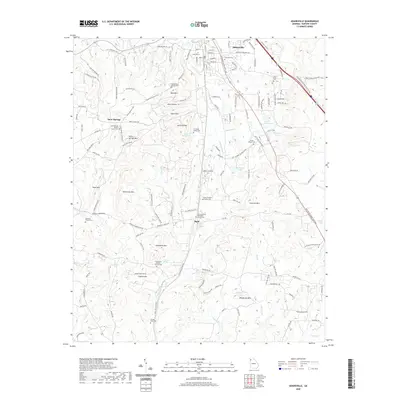 2020 Map of Adairsville, 2020 Print