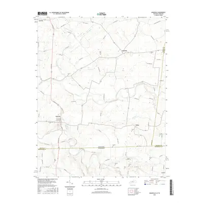 2016 Map of Adairville, 2016 Print