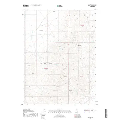 2018 Map of Adam Peak, 2018 Print
