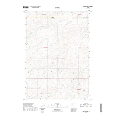 2017 Map of Adam Weiss Peak, 2017 Print