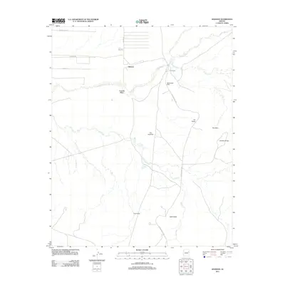 2011 Map of Adamana, 2011 Print