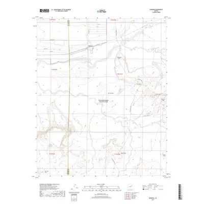 2018 Map of Adamana, 2018 Print