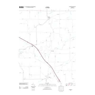 2013 Map of Adams, 2013 Print