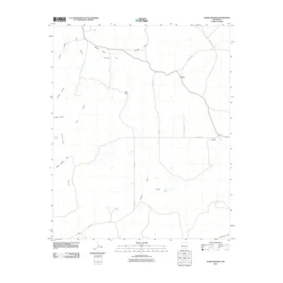 2010 Map of Adams Diggings, 2010 Print