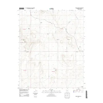 2013 Map of Adams Diggings, 2013 Print