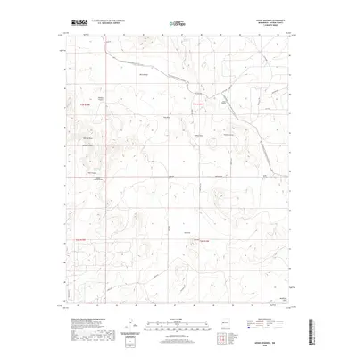 2020 Map of Adams Diggings, 2020 Print