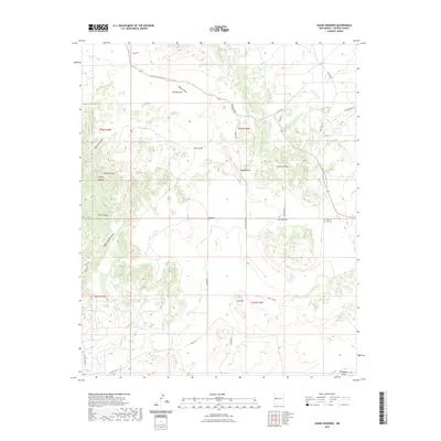 2023 Map of Adams Diggings, 2023 Print