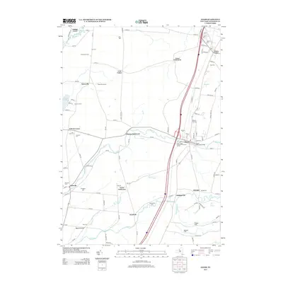 2013 Map of Adams, 2013 Print