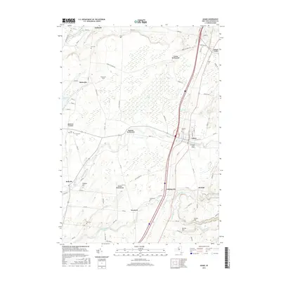 2016 Map of Adams, 2016 Print