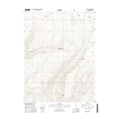 2016 Map of Adams Lake, 2016 Print