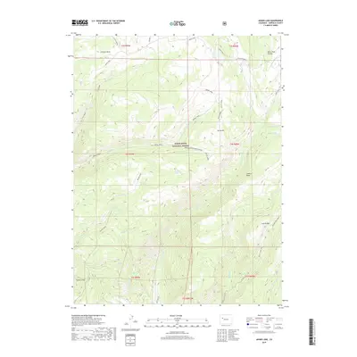 2019 Map of Adams Lake, 2019 Print