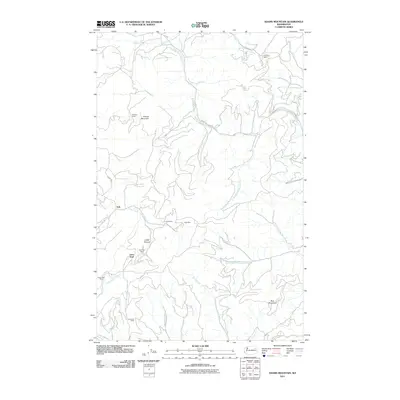 2011 Map of Adams Mountain, 2011 Print