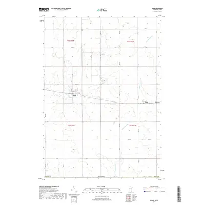 2019 Map of Adams, 2019 Print