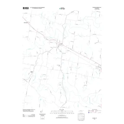 2013 Map of Adams, 2013 Print
