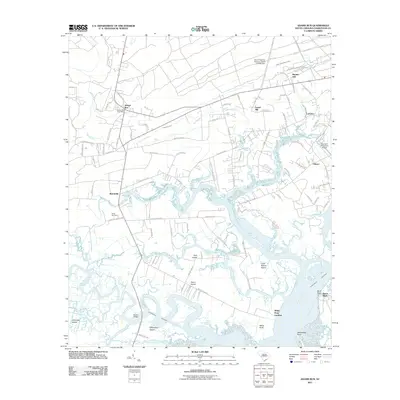 2011 Map of Adams Run, 2011 Print