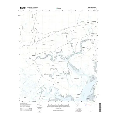 2014 Map of Adams Run, 2014 Print