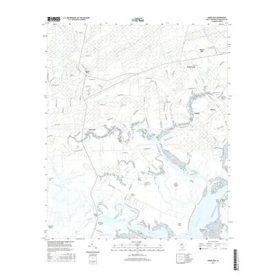 2017 Map of Adams Run, 2017 Print