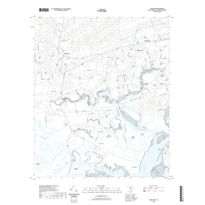 2020 Map of Adams Run, 2020 Print