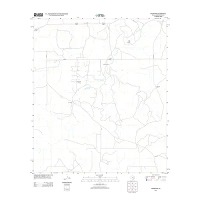 2012 Map of Adams SW, 2012 Print