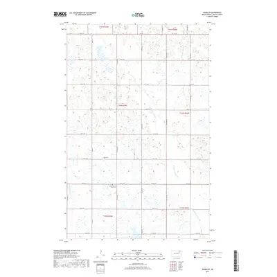 2017 Map of Adams SW, 2017 Print