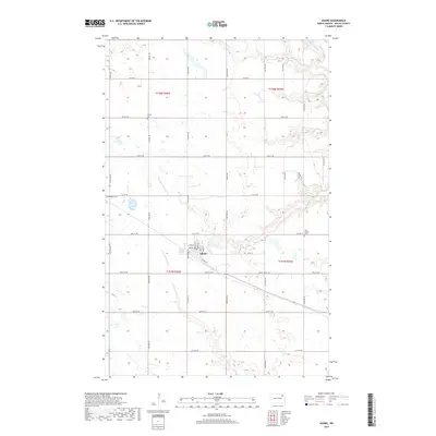 2017 Map of Adams, 2017 Print