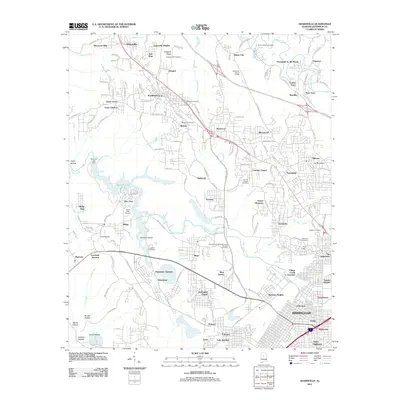 2011 Map of Adamsville, 2011 Print