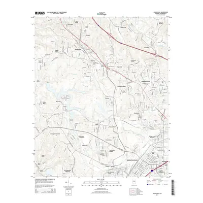 2014 Map of Adamsville, 2014 Print