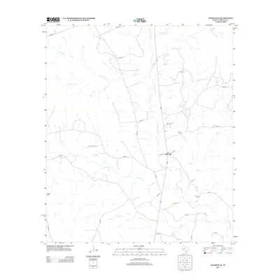 2012 Map of Adamsville, 2012 Print
