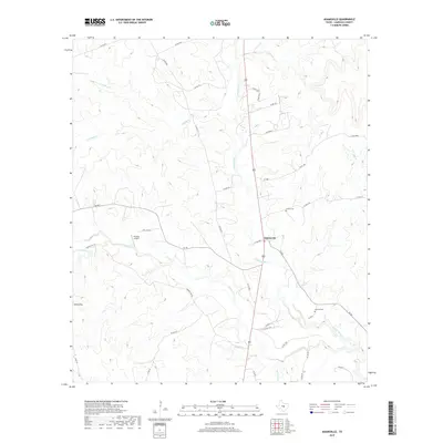 2019 Map of Adamsville, 2019 Print