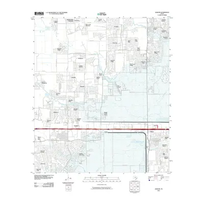 2010 Map of Addicks, 2010 Print