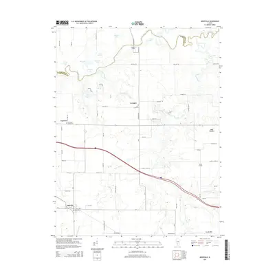 2015 Map of Addieville, 2015 Print