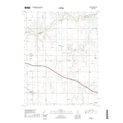 2018 Map of Addieville, 2018 Print